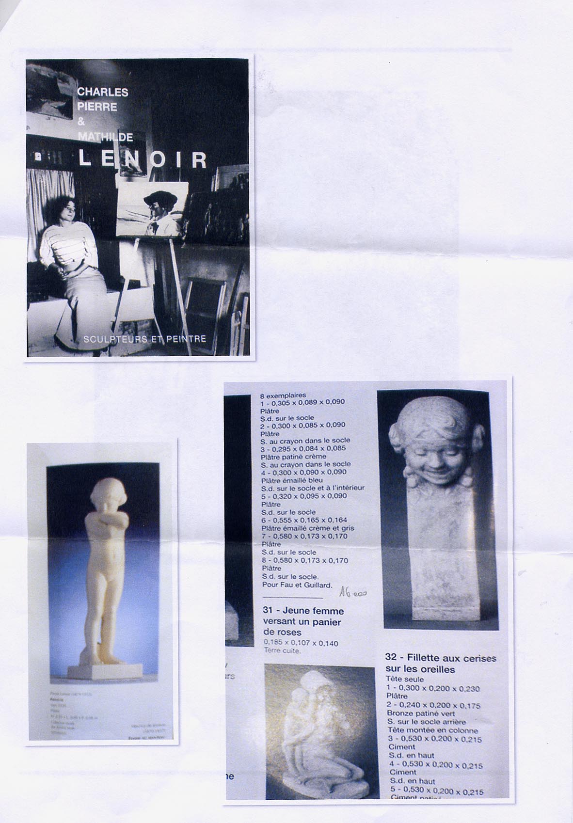 Pierre lenoir: Sculture Vintage Bambina del XX Secolo Opera d'arte esemplare - Robertaebasta® Art Gallery opere d’arte esclusive.